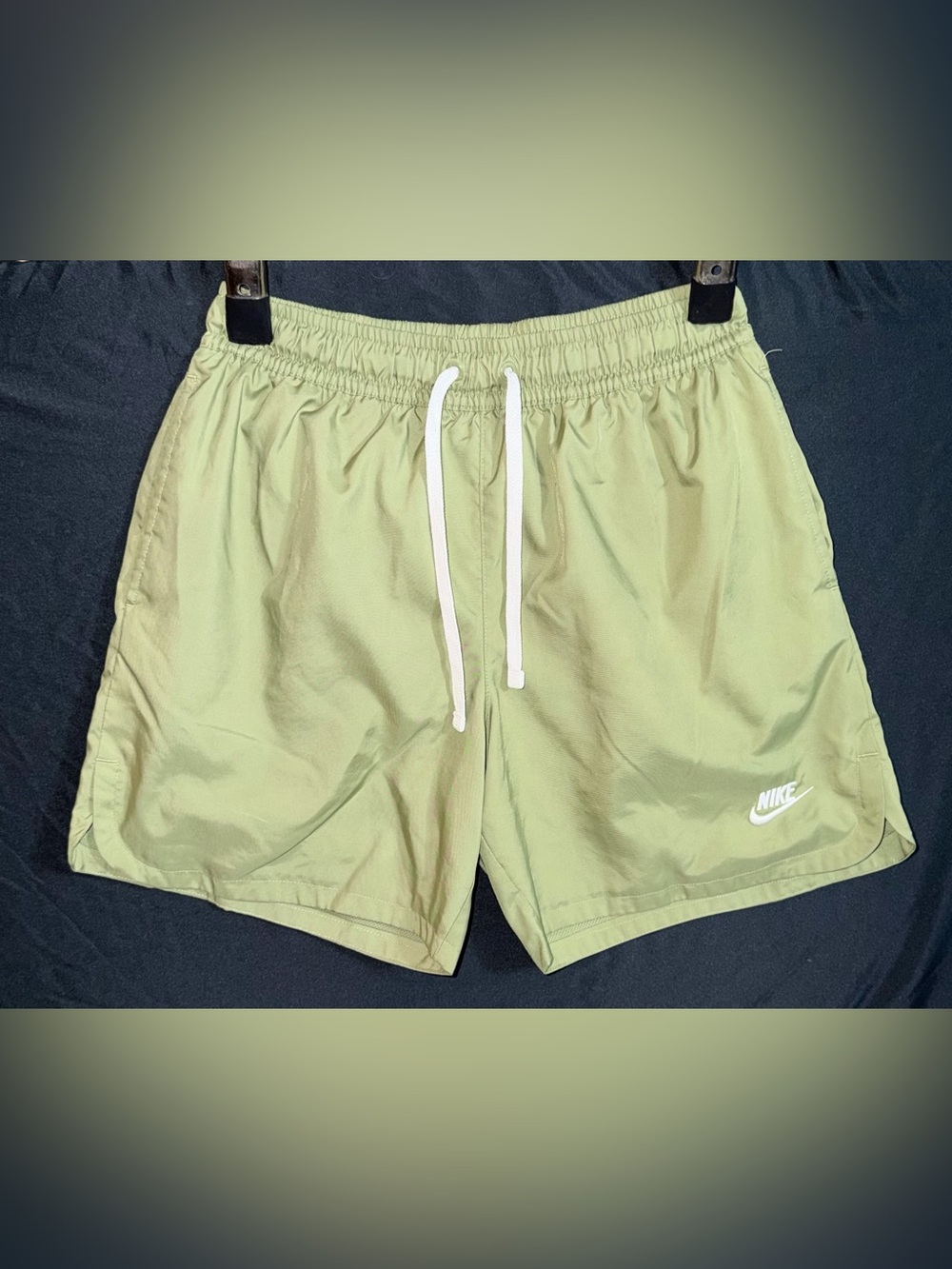 Nike Sportswear Sport Essentials Woven Flow Shorts Men’s Small Green Mesh Lining - Picture 3 of 6